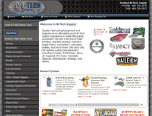 Tablet Screenshot of mtechsupply.com